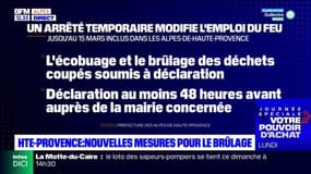 Alpes-de-Haute-Provence: les écobuages strictement encadrés jusqu'en mars