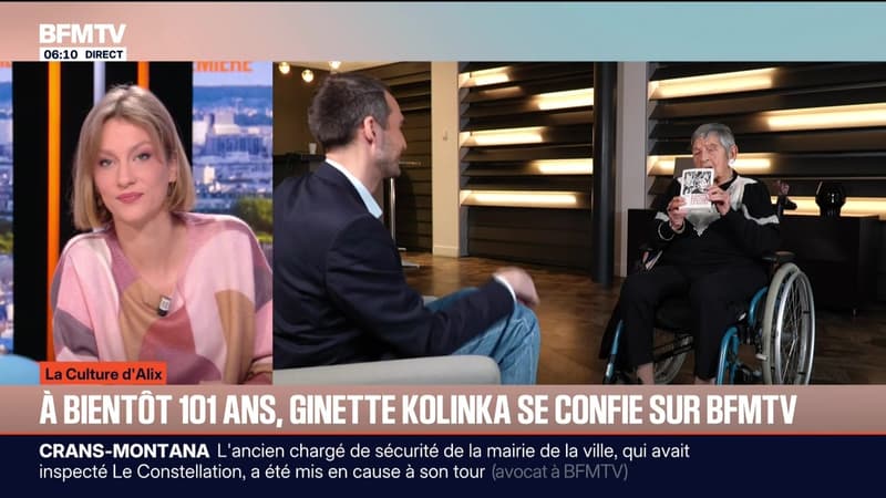 À bientôt 101 ans, Ginette Kolinka se confie sur BFMTV - 29/01