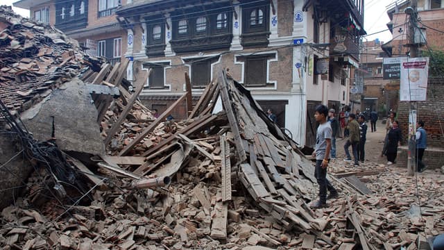 Katmandou, la capitale du Népal, est dévastée