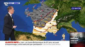 Un ciel pluvieux pour la moitié Nord de la France et dégagé pour le Sud, les températures restent élevées pour la saison