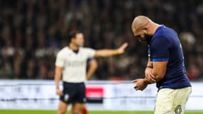 Reda Wardi blessé lors de France-Irlande, le 2 février 2024.