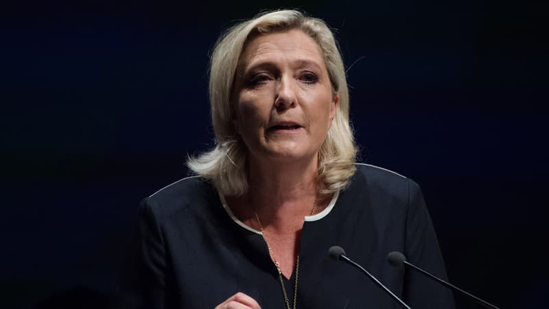 Marine Le Pen à Fréjus (Var), le 15 septembre 2019.