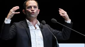 Benoît Hamon le 2 décembre 2017 au Mans