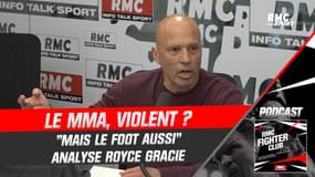 "Le MMA est violent ? Mais le foot aussi" analyse la légende Royce Gracie