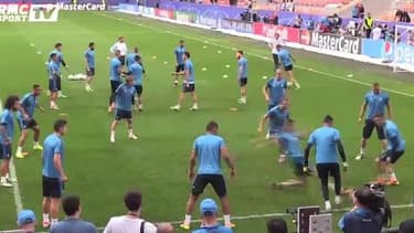 Même pour un "taureau" à l’entraînement, Ronaldo ne lâche rien 