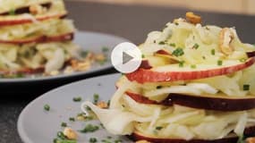 Mille-feuille de pomme et de fenouil : ingrédients et préparation