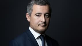 Le ministre de l'Intérieur Gérald Darmanin pose le 11 octobre 2022 à Paris