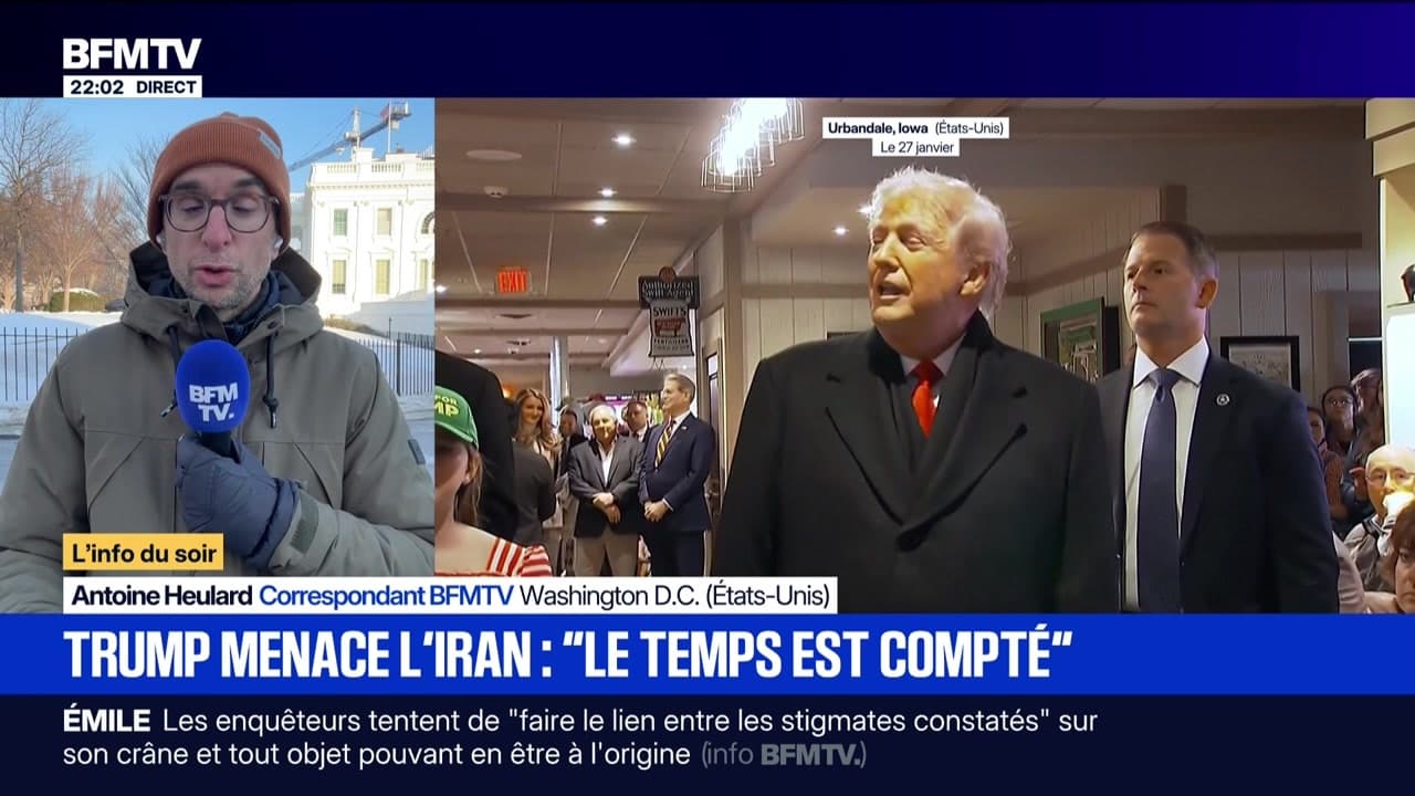 Trump menace l'Iran : "le temps est compté" - 28/01 Kép