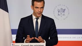 Olivier Véran à l'Élysée lors de son point presse hebdomadaire le 15 novembre 2023. Photo d'illustration 