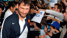 Lionel Nallet ne devrait plus connaitre les bains de foule avec les supporteurs de l'équipe de France