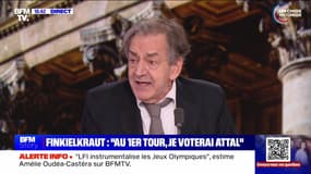 Story 4 : "Au 1er tour, je voterai Attal", Alain Finkielkraut - 26/06