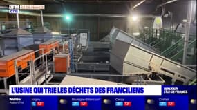 Île-de-France: l'usine qui trie les déchets des Franciliens