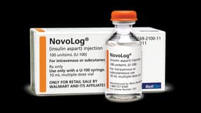 Le NovoLog ReliOn Box and Vial vendu chez Walmart