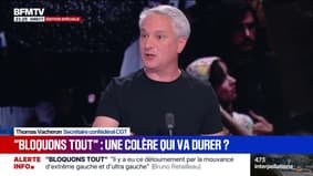 "Bloquons tout": "La moitié du budget de l'État, c'est avec l'impôt le plus injuste", lance Thomas Vacheron, secrétaire confédéral CGT