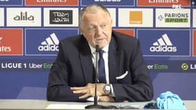 Jean-Michel Aulas, président de l'OL, à Lyon le 9 juin 2022
