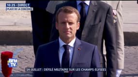 14-Juillet: le président est arrivé, les honneurs lui sont rendus