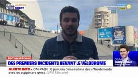 OM-PAOK: les supporters grecs sont entrés dans le stade Vélodrome