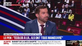 Budget de la Sécu adopté: "Ce budget, c'est un pacte de stabilité entre les socialistes et les macronistes", déclare Julien Odoul, député RN