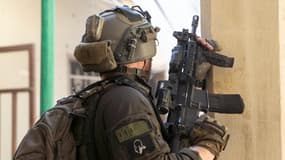 Un soldat israélien dans la bande de Gaza le 17 juillet 2024