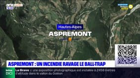Hautes-Alpes: un incendie a ravagé le ball-trap d'Aspremont