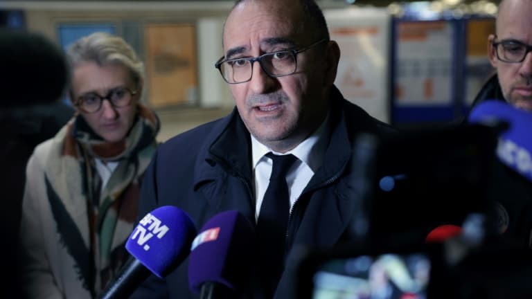 Le préfet de police de Paris Laurent Nunez s'exprime devant la presse le 3 février 2024 (image d'illustration)