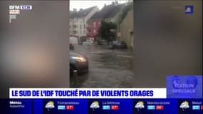 "C'était le déluge": le sud de l'Île-de-France touché par de violents orages ce mardi