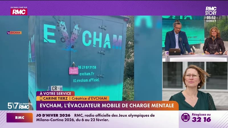 Carine Tierz à votre service : Evcham, l'évacuateur mobile de charge mentale - 12/02