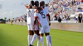 La Martinique lors de sa victoire contre le Salvador pour la première journée de la Gold Cup, le 27/06/2023