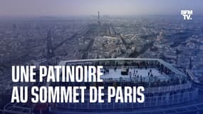 La plus haute patinoire de France ouvre ses portes au sommet de la tour Montparnasse