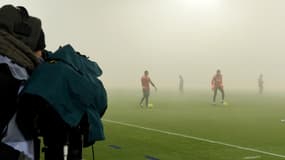 Lens-Strasbourg s'est déroulé malgré un épais brouillard