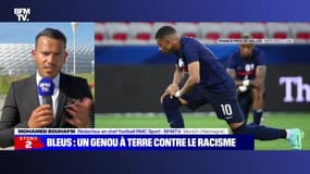 Story 2 : Bleus, un genou à terre cotre le racisme - 15/06