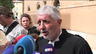 Jacques Preziosi, avocat d'Hedi, après une audience à Aix-en-Provence le 3 août 2023