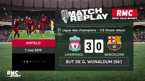 Liverpool - Barça (4-0) : Le goal replay avec les commentaires en live de RMC