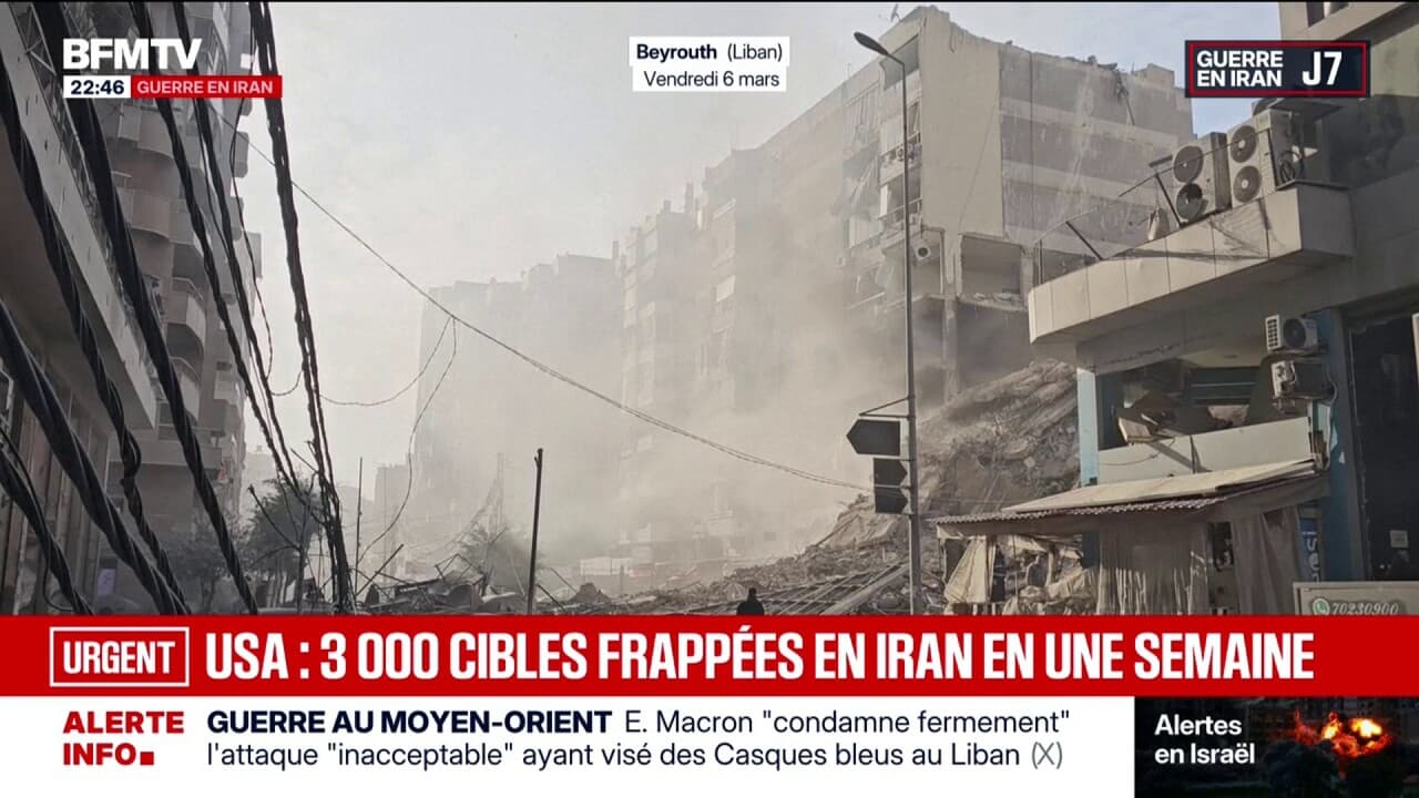 Les images des dégâts à Beyrouth au Liban après les frappes israéliennes Kép