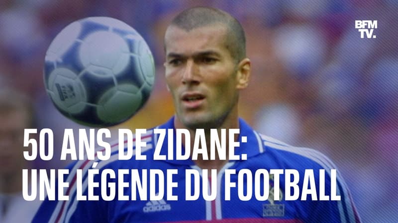 Zidane fête ses 50 ans: retour en images sur la carrière d'une légende du football