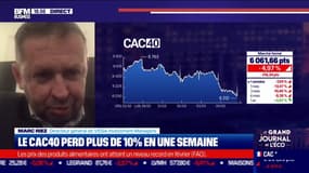  Le CAC 40 perd plus de 10% en une semaine