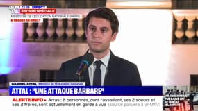Professeur tué à Arras: "Ce 13 octobre est un jour de deuil pour nous tous, les Français", affirme Gabriel Attal