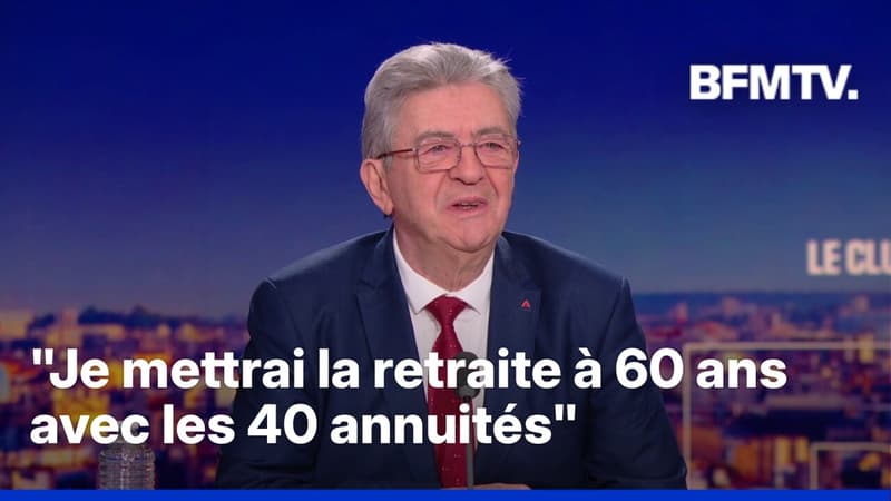 Retraites, présidentielle 2027: entretien avec Jean-Luc Mélenchon, fondateur de LFI