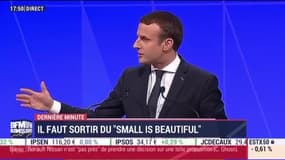 Emmanuel Macron: "Nous devons réussir la bataille du marché unique du digital"