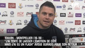 Rugby: Le "flash d'émotions" de Guirado pour son retour en Top 14 à Toulon