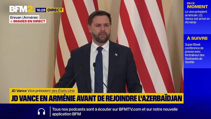 "Voie Trump pour la paix": J. D. Vance détaille depuis Erevan, le projet de corridor avec l'Azerbaïdjan