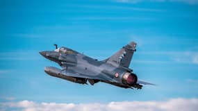 Un Mirage 2000-5 de l'armée de l'Air