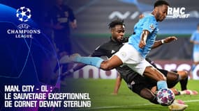 Man. City - OL : Le sauvetage exceptionnel de Cornet devant Sterling