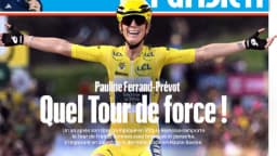 La une du Parisien après le sacre de Pauline Ferrand-Prévot sur le Tour de France 2025