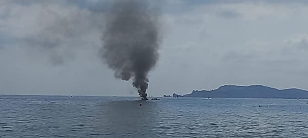 Explosion d'un bateau au port de Hyères