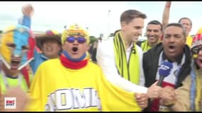 Coupe du monde : Folie totale, des Colombiens célèbrent un but fictif de Falcao dans les rues de Moscou
