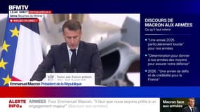 Selon Emmanuel Macron, le Service National vient “renforcer le pacte armée-nation” et permet “de donner à nos armées des compétences”