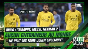 PSG : "Aucun entraîneur au monde ne peut faire jouer Messi, Neymar et Mbappé ensemble", assure Riolo