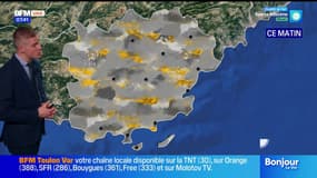 Météo Var: des précipitations généralisées et jusqu'à 10°C à Toulon