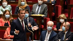 Le ministre de la Santé Olivier Véran à l'Assemblée le 21 juillet 2020 